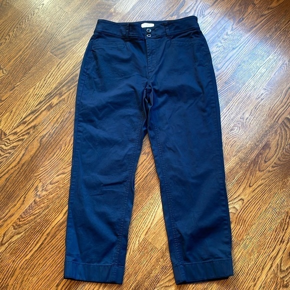 LOFT Navy pants, Size 4 - Picture 1 of 9
